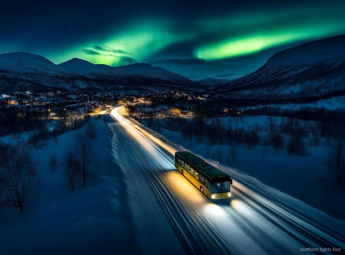 Norrsken fångat på Tromsø Norrskensafari
